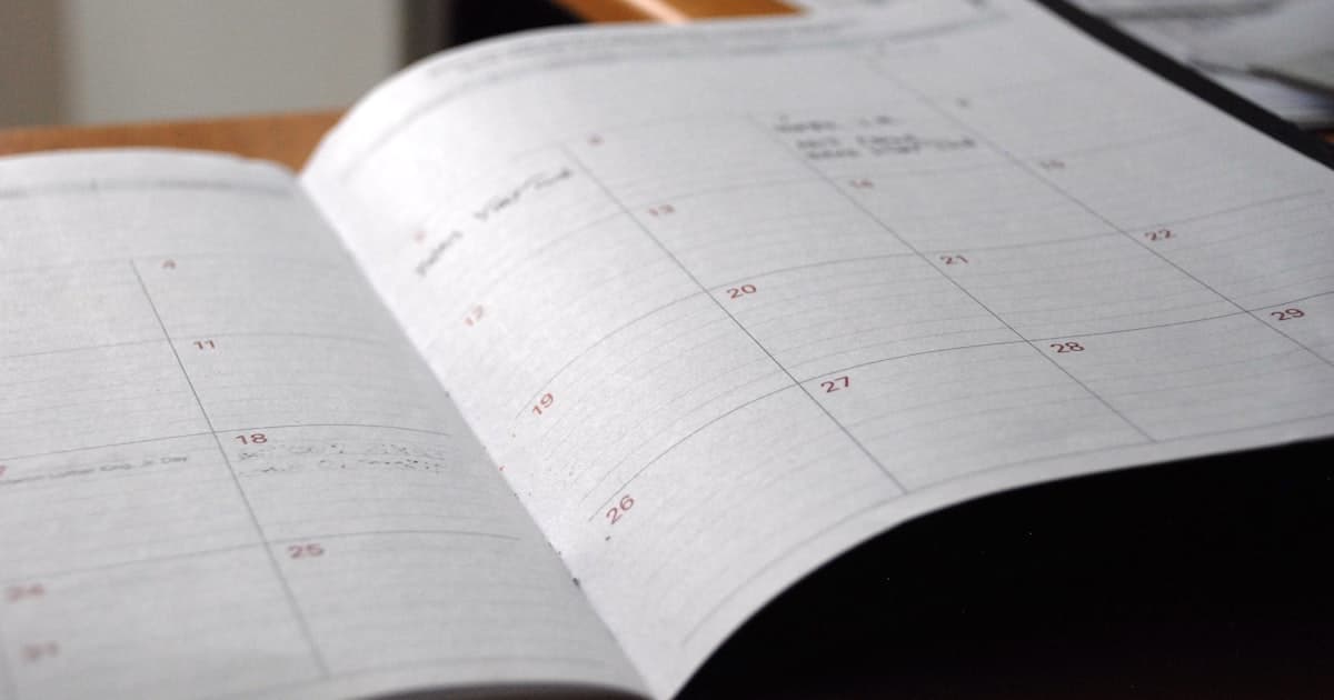 Offener Kalender für die Schichtplanung